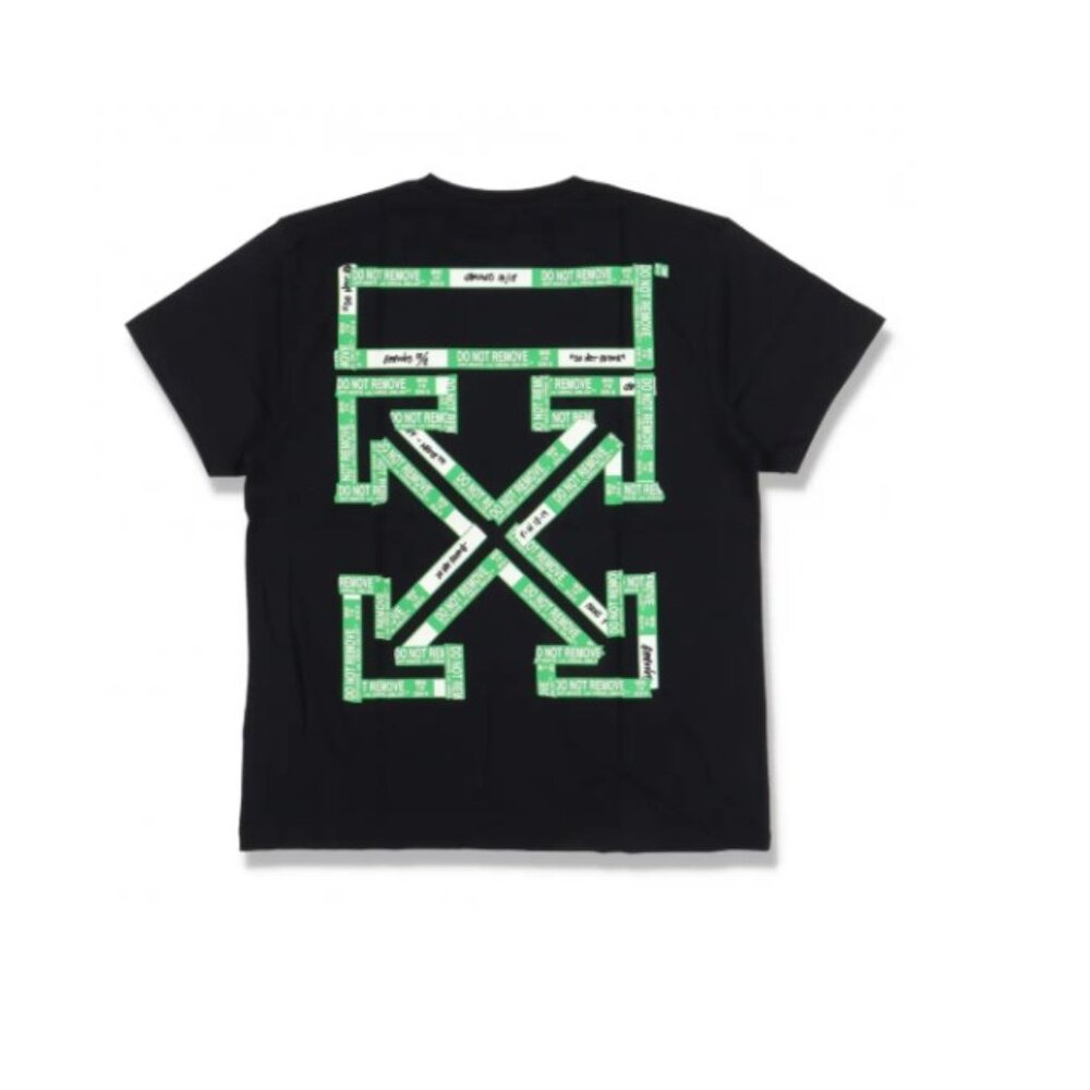Authentic Off-White by Virgil Abloh Tape Arrows, Size L, Black